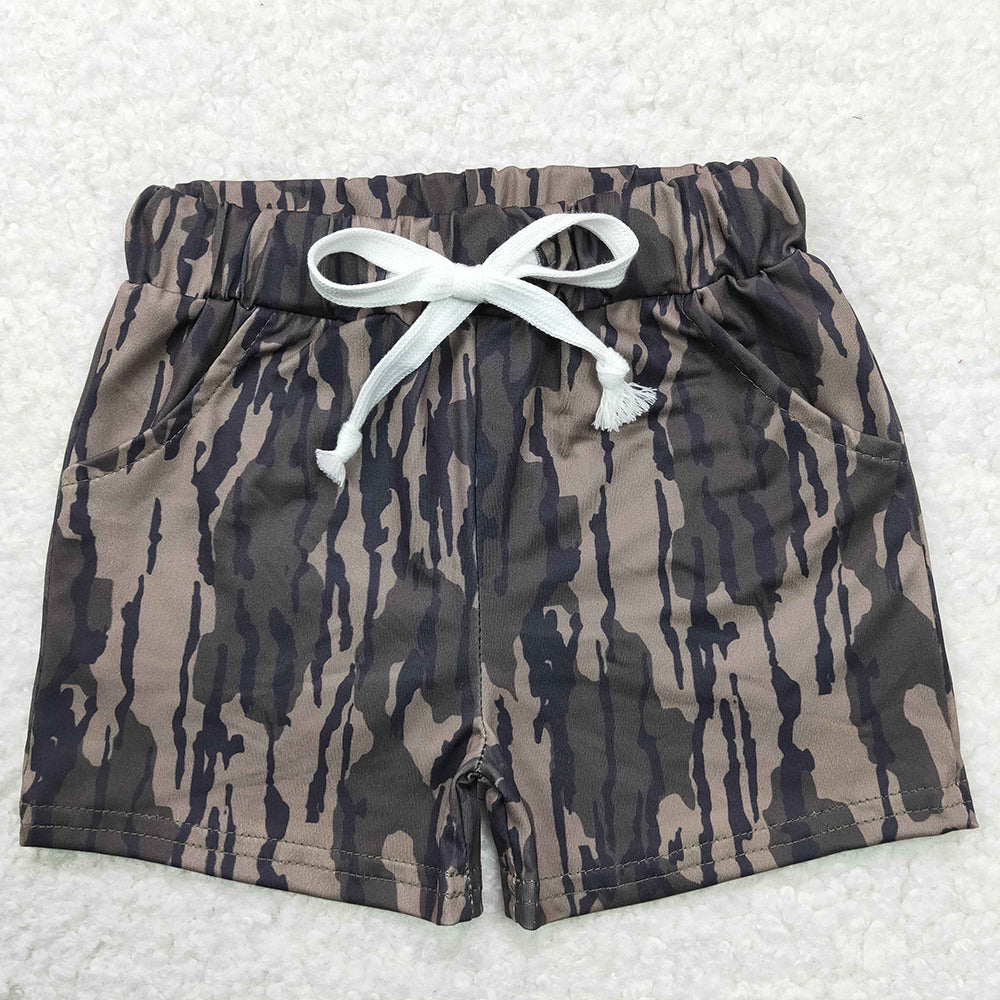 Baby Boys Shorts Summer Camo Branches Pockets Bottom Shorts SS0201