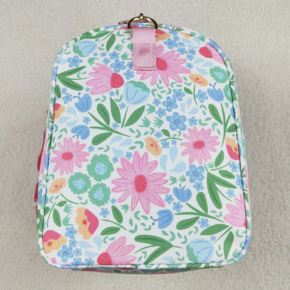 Kids Girls Bags Pink Ruffle Floral Print Gym Duffle Bags BA0290 7.9