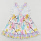 Baby Girls Dress Colorful Easter Bunnies Knee Length Dresses GSD0551