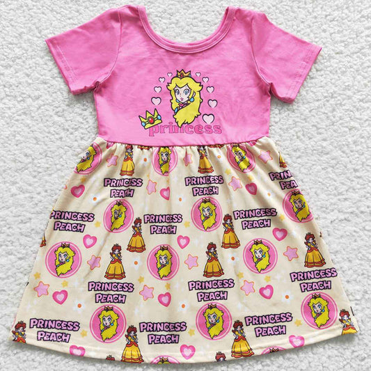 Summer Baby Girls Dress Princess Girl Knee Length Dresses GSD0389