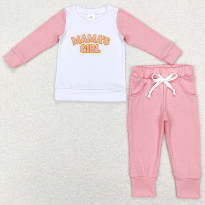 Boutique Kids Sibling Clothing Mama`s Girl Mama`s Boy Clothes Outfits BLP0435 GLP1075