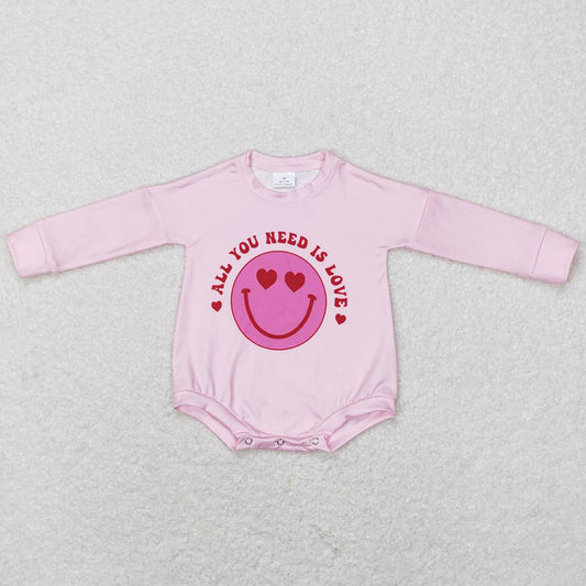 Baby Infant Girls Romper Long Sleeve Love Valentines Rompers LR0765