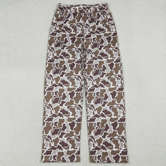 Adult Women Pants Southern Camo Pockets Straight Pants Bottom P1000