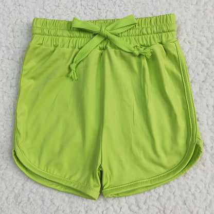 Sibling Baby Girls Sports Shorts Colorful Belt Yoga Shorts Bottoms 5.28