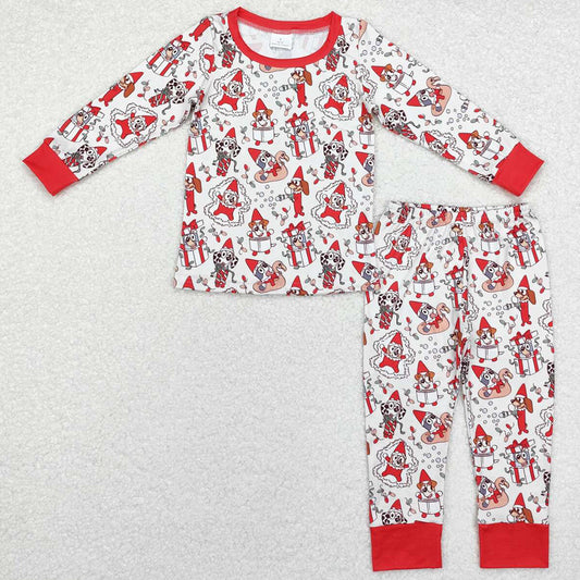 Baby Boys Pajamas Dogs Christmas Top Pants Pajamas Sleepwear Sets BLP0721