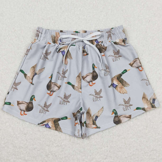 Baby Boys Trunks Summer Ducks Print Boys Swim Trunks Swimsuits Swimwear S0268