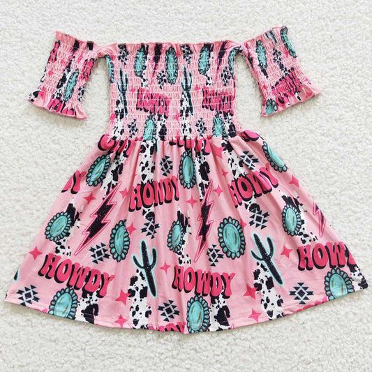 New Design Baby Girls Dress Western Style Clothing GSD0388