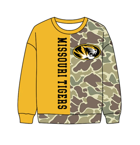 Preorder(moq 5) Baby Boys Long Sleeve Camo Tigers T-shirts Top 10.17
