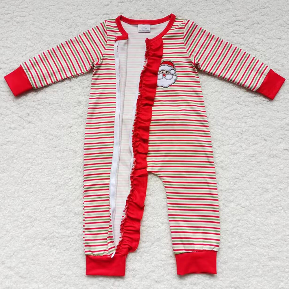 Christmas Baby Rompers Embroidery Boutique Sibling Boys Rompers LR0442 LR0441