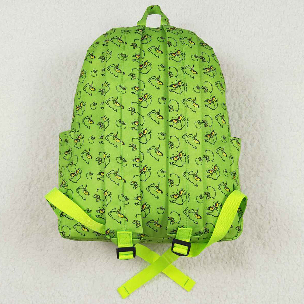 Baby Kids Children Backpacks Christmas Green Back Bags BA0119