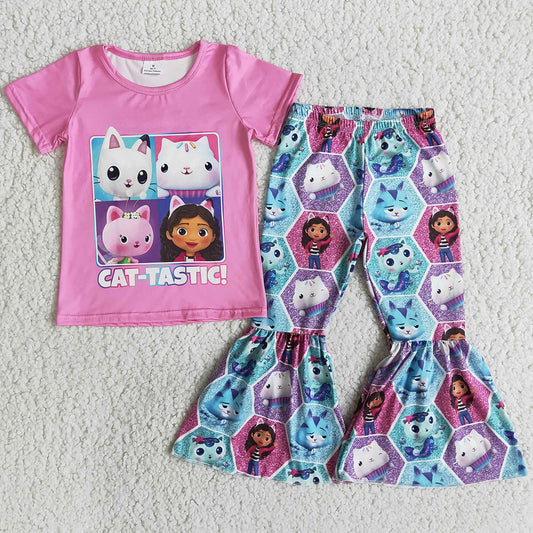 Fashion Kids Clothes Girls Clothes Bell Bottom Outfits E14-11