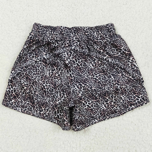 Baby Girls Shorts Black Leopard Yoga Shorts Bottoms SS0480 5.10