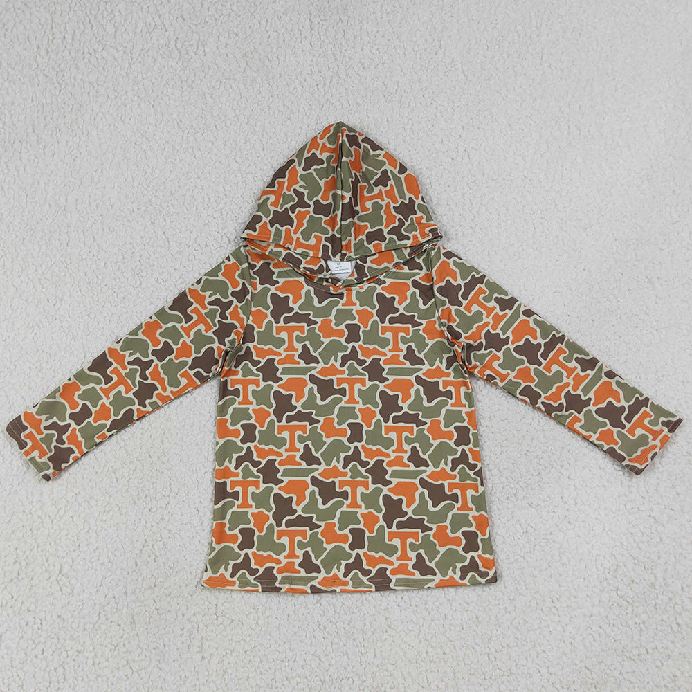Baby Boys Clothes Long Sleeve Camo Tennessee Team Hoodies Top BT1856