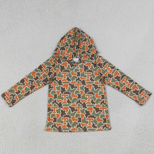 Baby Boys Clothes Long Sleeve Camo Tennessee Team Hoodies Top BT1856