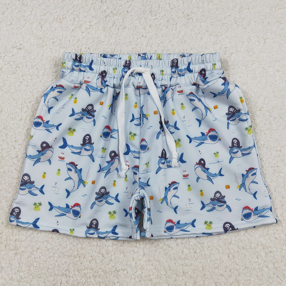 Baby Boys Shorts Sea World Sharks Swimming Trunks Bottom S0586 1.1