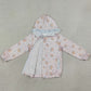 Baby Girls Long Sleeve Flowers Pumpkins Fall Zip Pockets Ruffle Hoodies Jackets Top GT1660