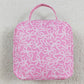 Baby Girls Lunch Boxes Pink Bows Plaid Ruffle School Bags Lunch Boxes BA0310 8.6