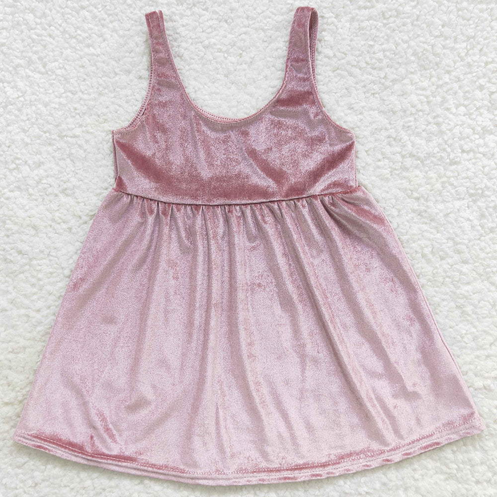 Baby Girls Velvet Suspender Dresses GSD0454