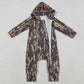 Baby Boys Rompers Southern Olive Camo Hoodie Zip Rompers LR2814 11.6