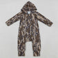 Baby Boys Rompers Southern Olive Camo Hoodie Zip Rompers LR2814 11.6
