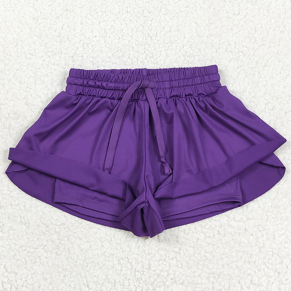 Baby Girls Shorts Purple Yoga Shorts Bottoms SS0602 5.22