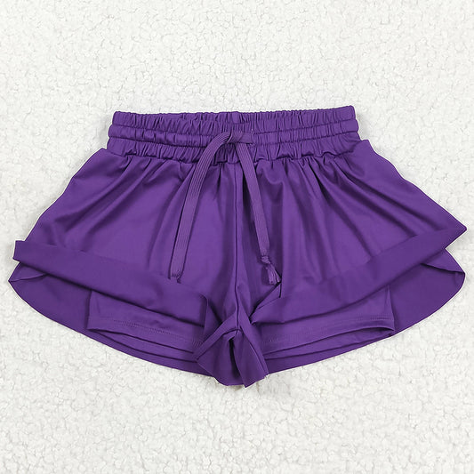 Baby Girls Shorts Purple Yoga Shorts Bottoms SS0602 5.22
