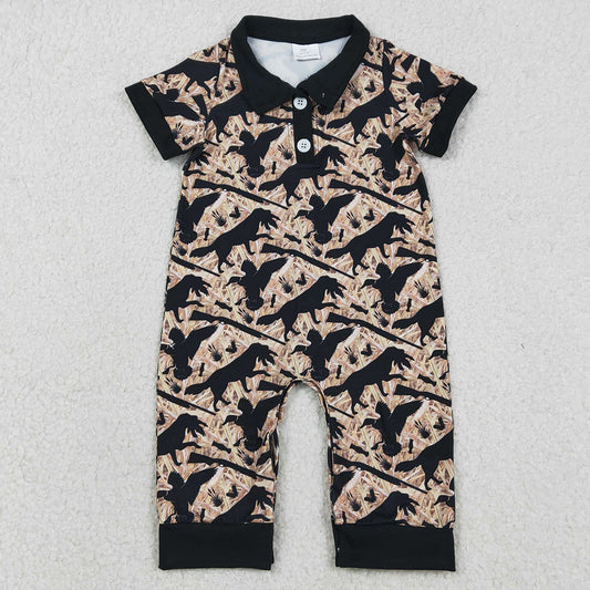 Baby Boys Rompers Southern Hunting Dog Ducks Camo Button Rompers SR3637 1.2