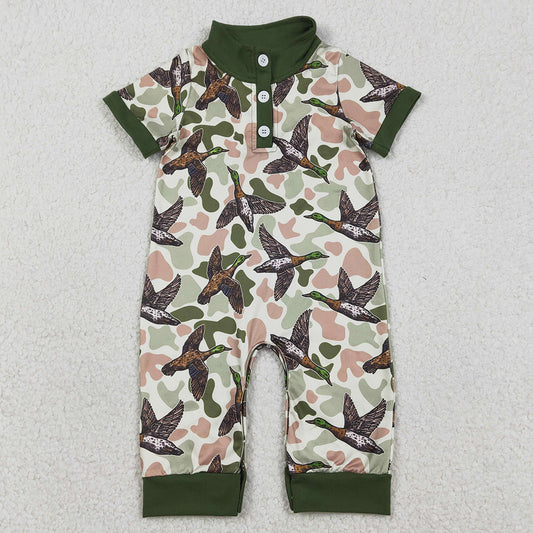 Baby Boys Rompers Southern Hunting Ducks Camo Button Rompers SR3634 1.2