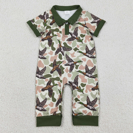 Baby Boys Rompers Southern Hunting Ducks Camo Button Rompers SR3634 1.2