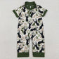 Baby Boys Rompers Green Deer Camo Button Southern Hunting Rompers SR3636 1.2