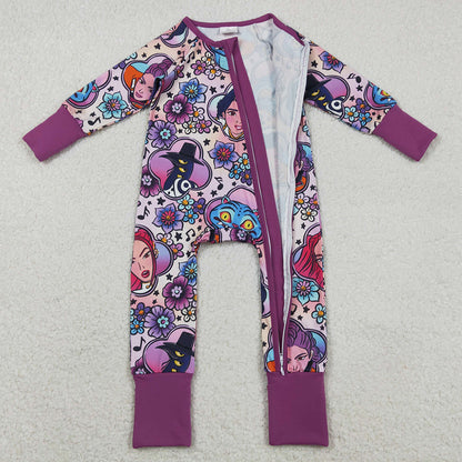 Baby Girls Rompers Cartoon Demon Hunter Flowers Rompers LR2732 11.22