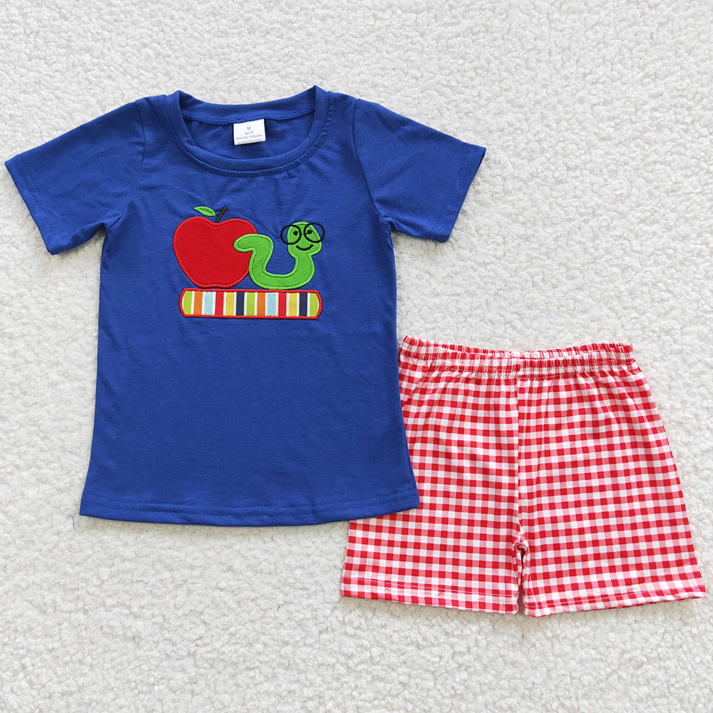 Baby Boys Clothing Back To School Book Shorts Sets BSSO0254