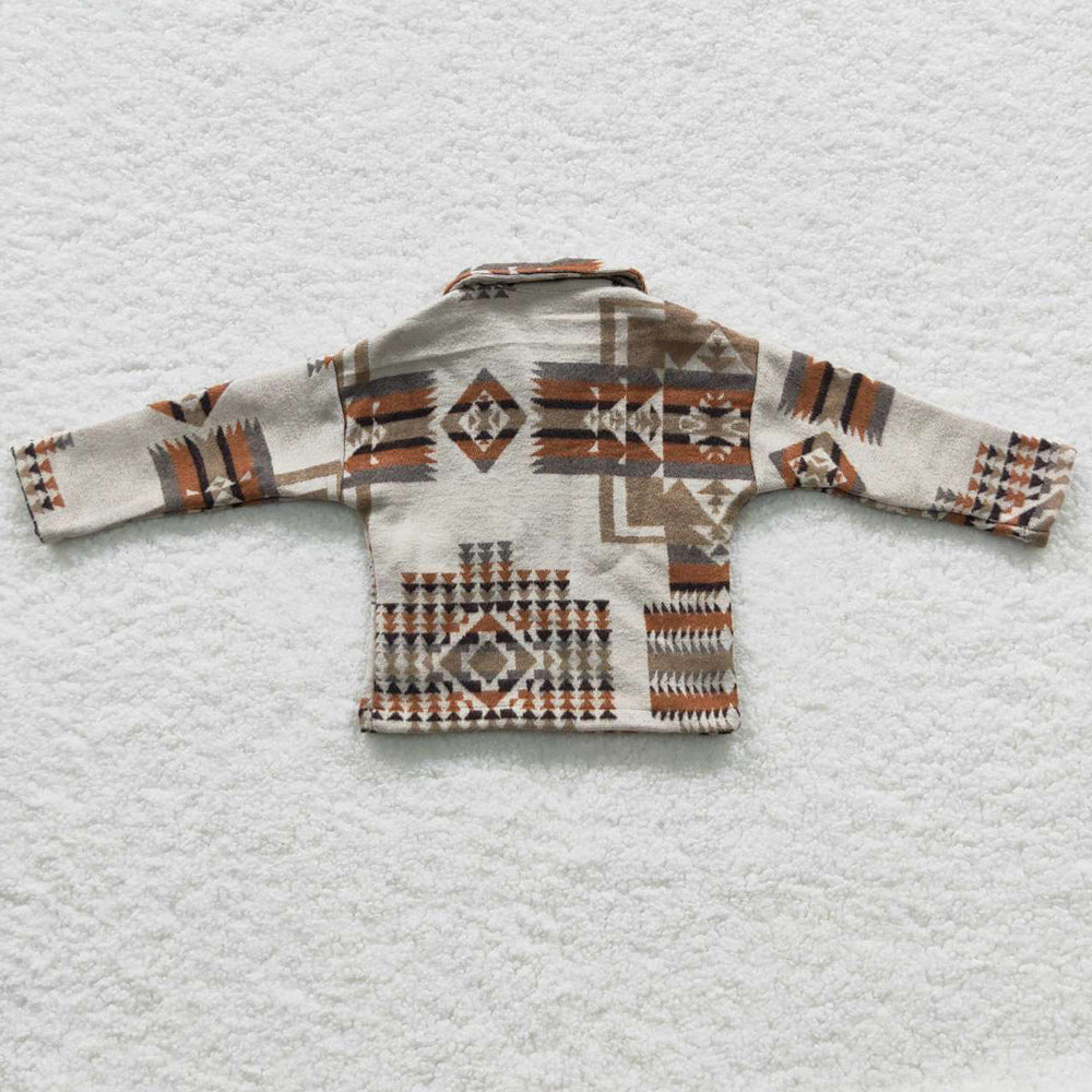 Boys Clothes Top Jacket Khaki Pockets Baby Kids Coat BT0279