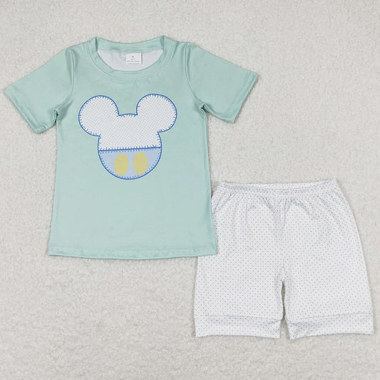 Baby Boys Clothes Short Sleeve Cartoon Shirt Shorts Sets BSSO0675