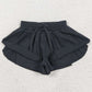 Baby Girls Shorts Black Yoga Skort Shorts Bottoms SS0551 5.22