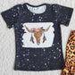 Toddler Baby Girls Clothes Cow Print Boutique Girls Clothes Summer Set C14-37 4.28