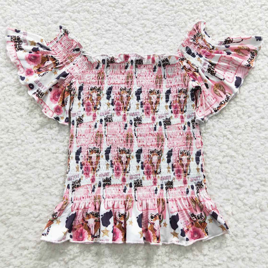 Hot Sale Girls Clothes Top Short Sleeve T-shirt GT0183