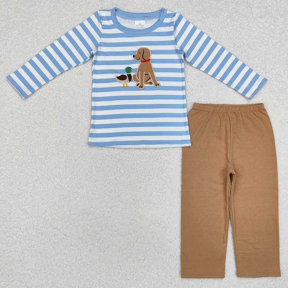 Baby Boys Clothes Dog Ducks Top Pants Clothes Sets BLP0805