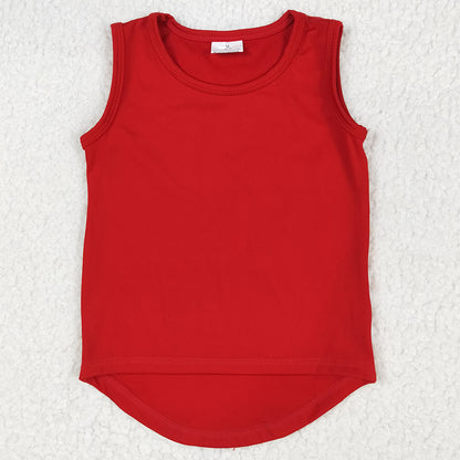 Baby Girls Clothes Red Sleeveless Top Skorts Yoga Active Wear Sets GSSO2499 5.22