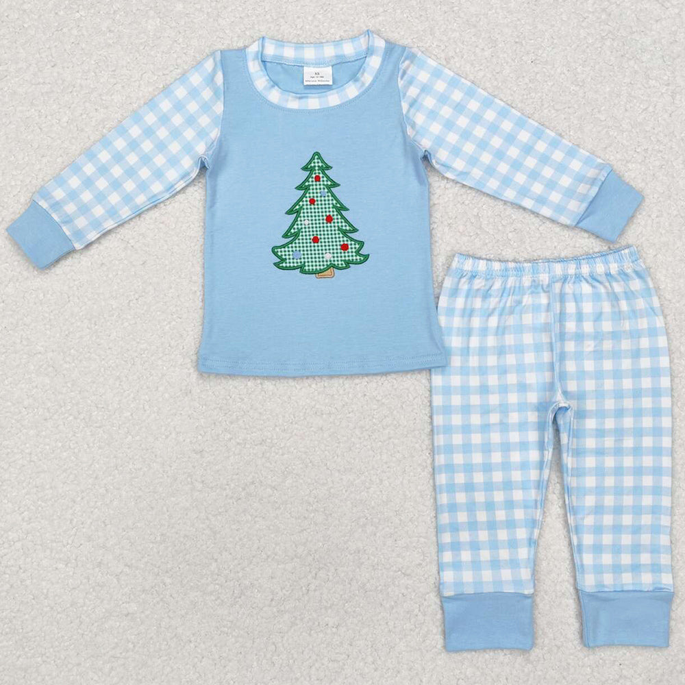 Baby Boys Pajamas Christmas Tree Shirt Pants Pajamas Sleepwear Sets BLP0749