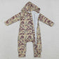 Baby Boys Rompers Southern Khaki Camo Two Way Zip Convertible Hoodie Rompers LR2812 12.5