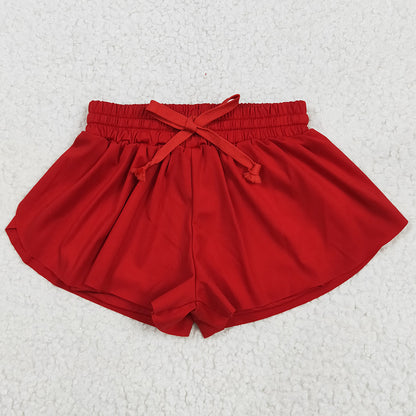 Baby Girls Clothes Red Sleeveless Top Skorts Yoga Active Wear Sets GSSO2499 5.22