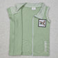 Baby Kids Clothes Green Duck Zip Pocket Vest Tops BT1071