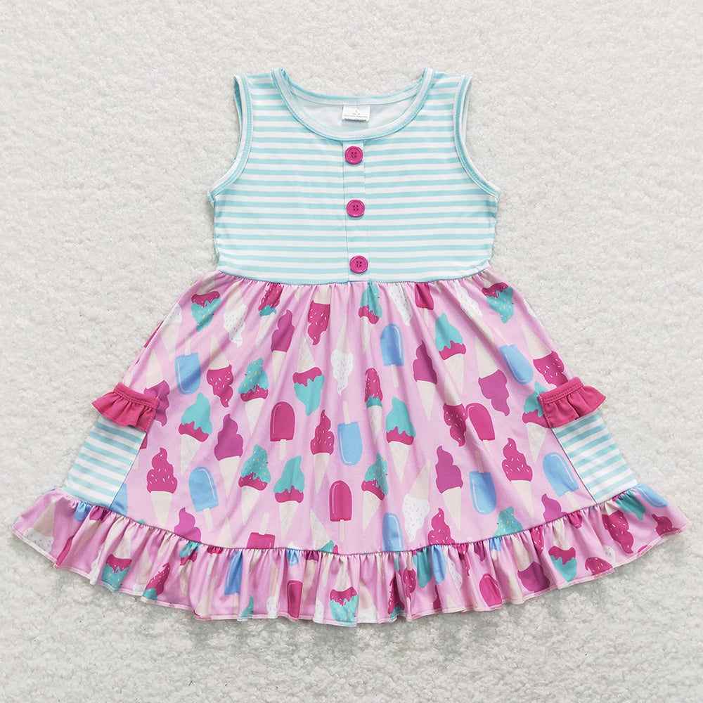 Summer Baby Girls Dress Sleeveless Dresses GSD0699