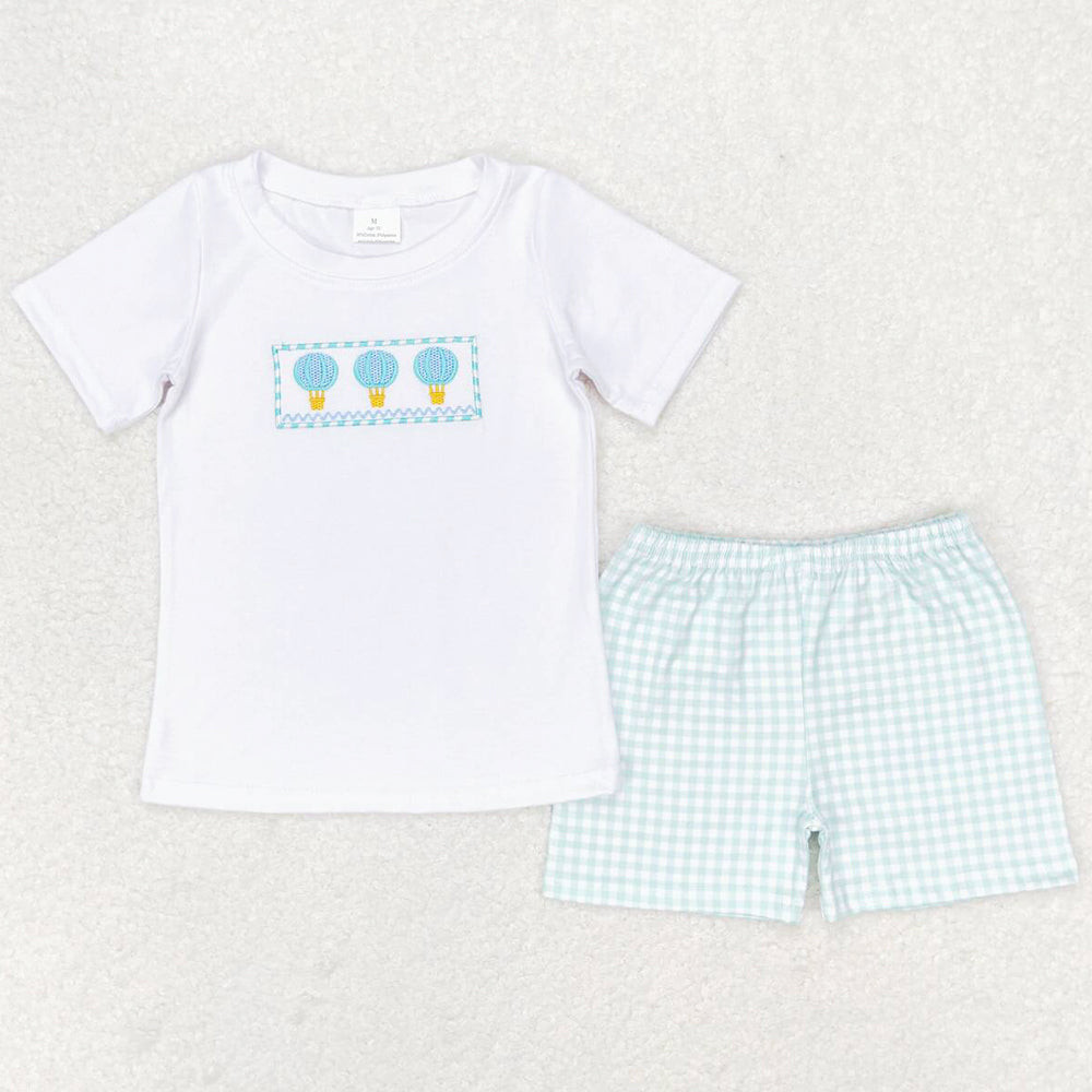 Baby Boys Clothes Hot Balloons Shirt Top Shorts Sets BSSO0784