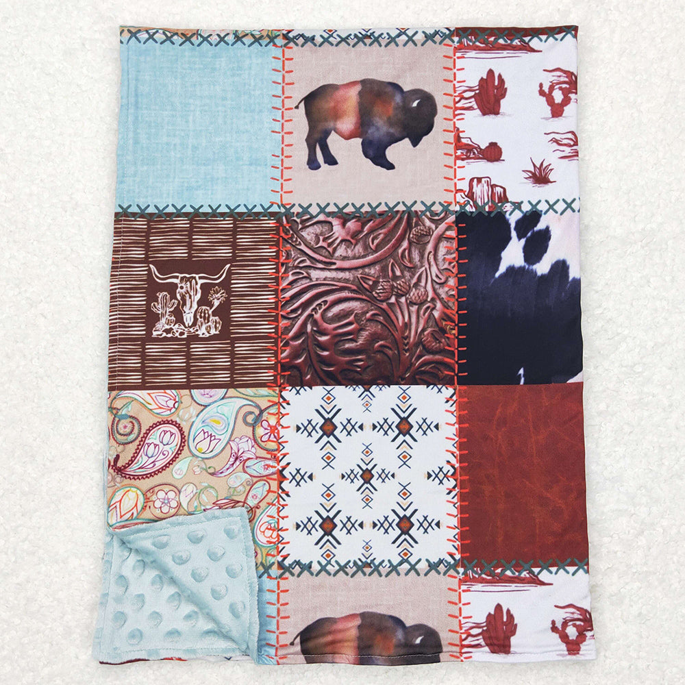 Baby Kids Blankets Cows Western Blankets BL0080