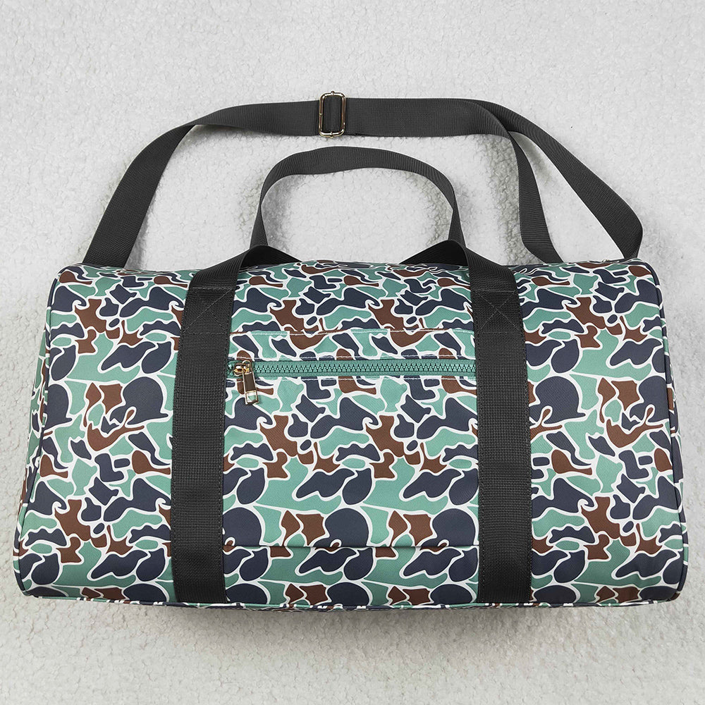 Young Adult Bags Bright Green Camo Tree Branches Gym Bags BA0263 11.1