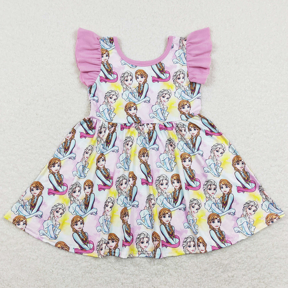 Fashion Baby Girls Dress Short Sleeeve Dresses GSD0762