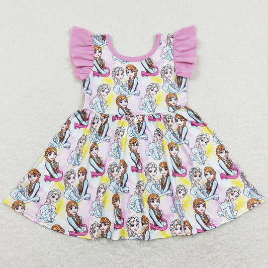 Fashion Baby Girls Dress Short Sleeeve Dresses GSD0762