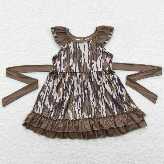 New Design Baby Girls Dress Knee Length Dresses GSD0782